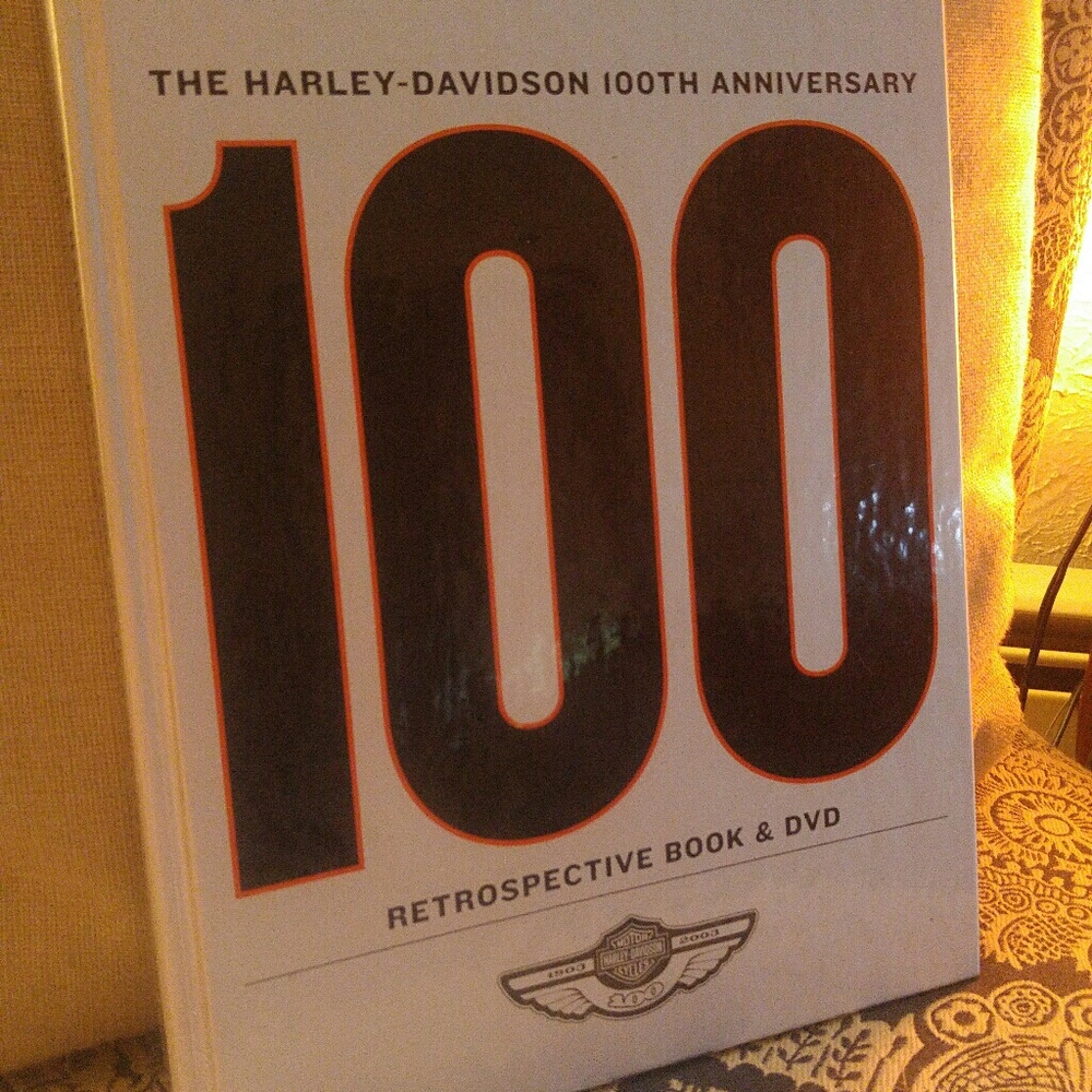 Harley Davidson 100th anniversary book and DVD